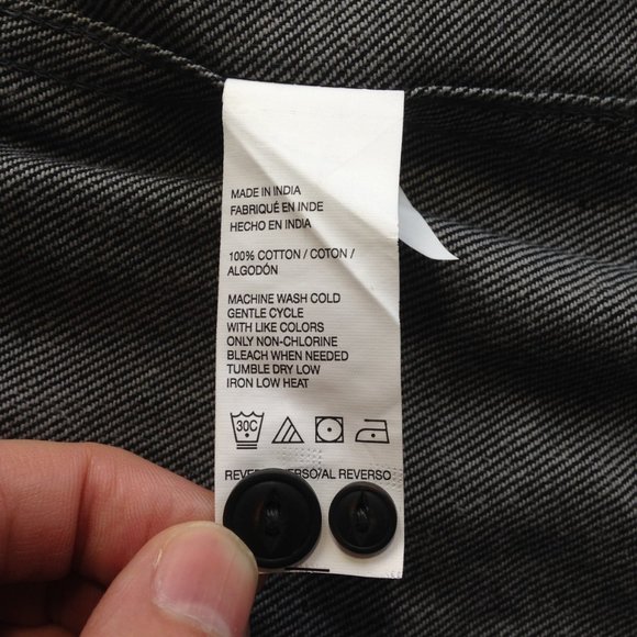 Mens IZOD Thick Cotton Fall Shirt Gray NEW WITH TAGS ships from Canada - Small - Picture 6 of 10